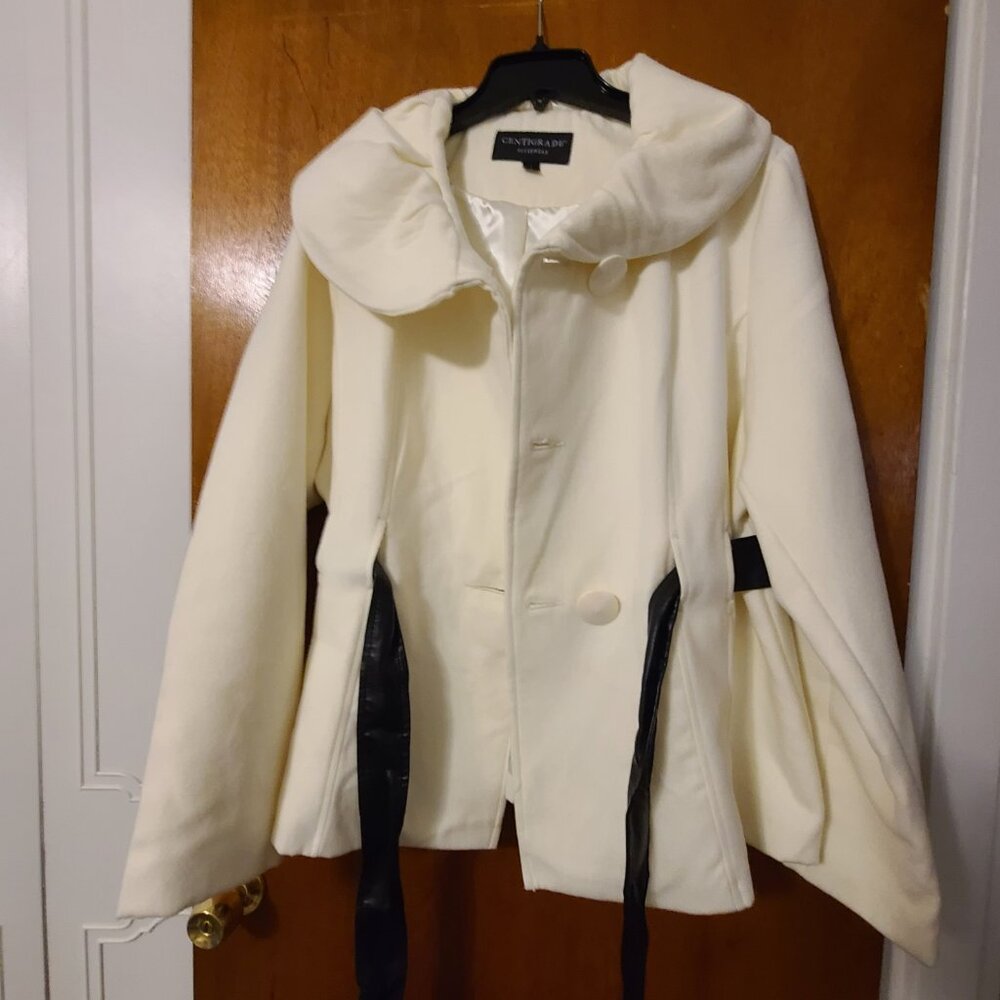 Ladies Vintage Centigrade Ivory Coat Size XLARGE - Picture 4 of 5